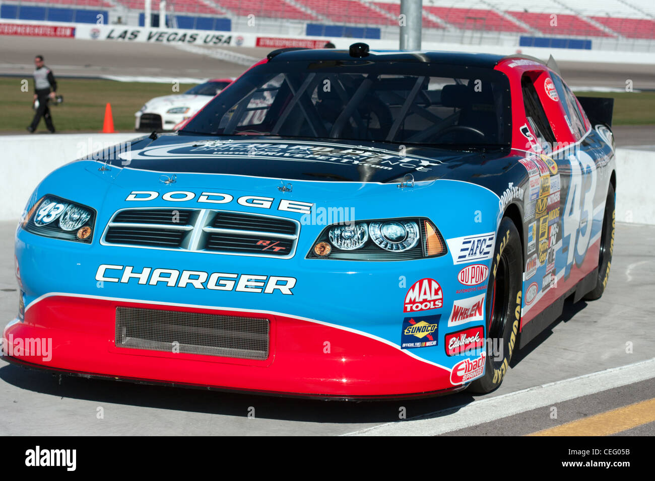 Richard Petty Driving School Nascar race car Stock Photo