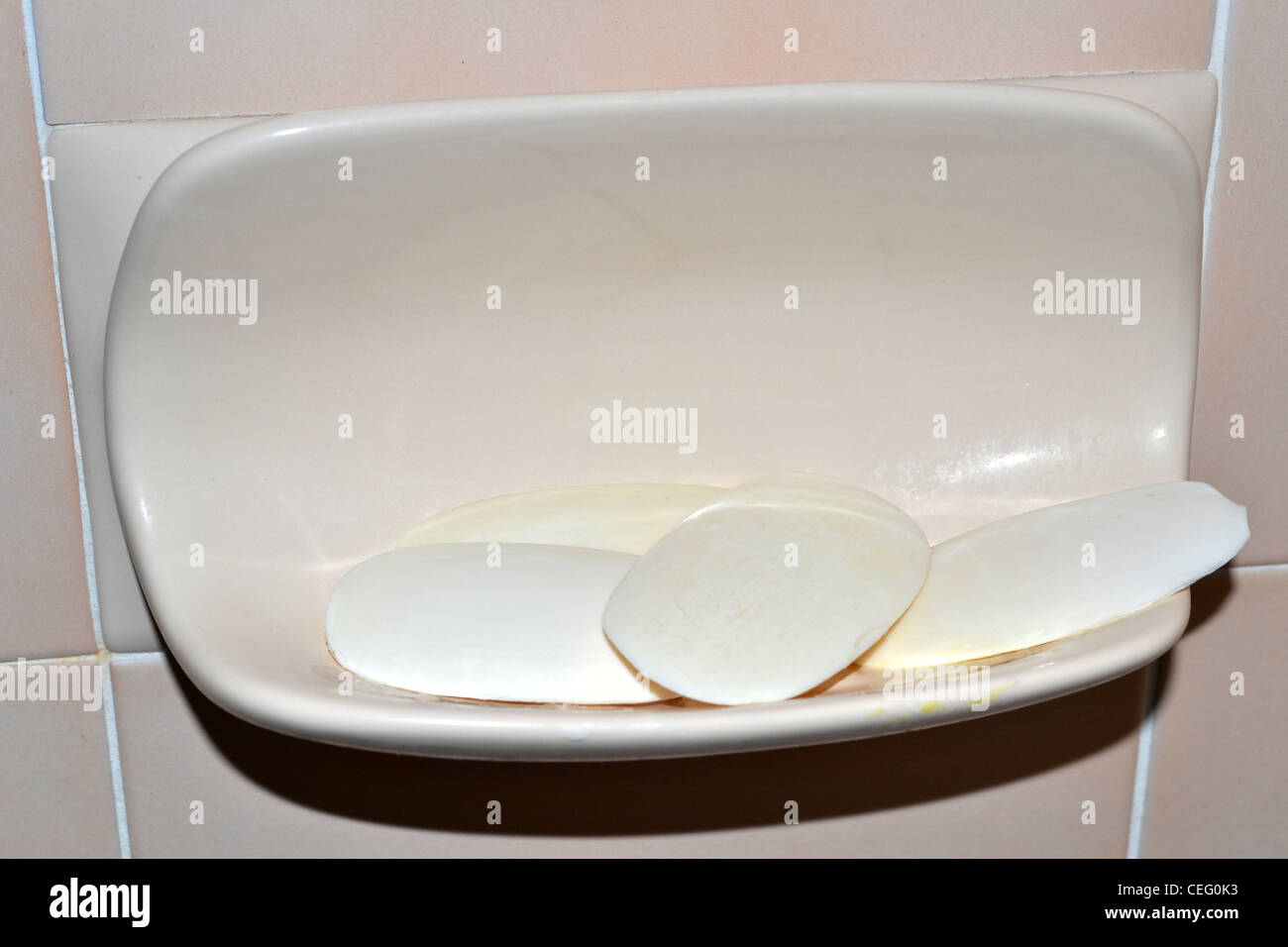 soap holder in shower Stock Photo Alamy