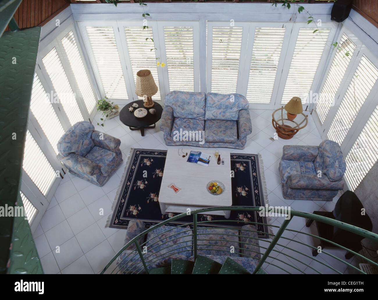 Birds eye view table chairs hires stock photography and images Alamy