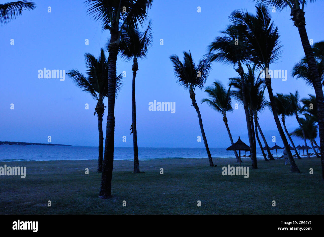 Tropical dusk beach hi-res stock photography and images - Alamy