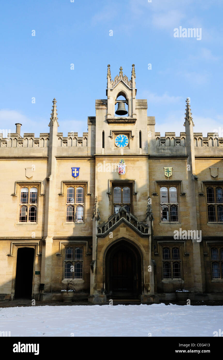 Chapel Court at Sidney Sussex College, Cambridge, England, UK Stock Photo