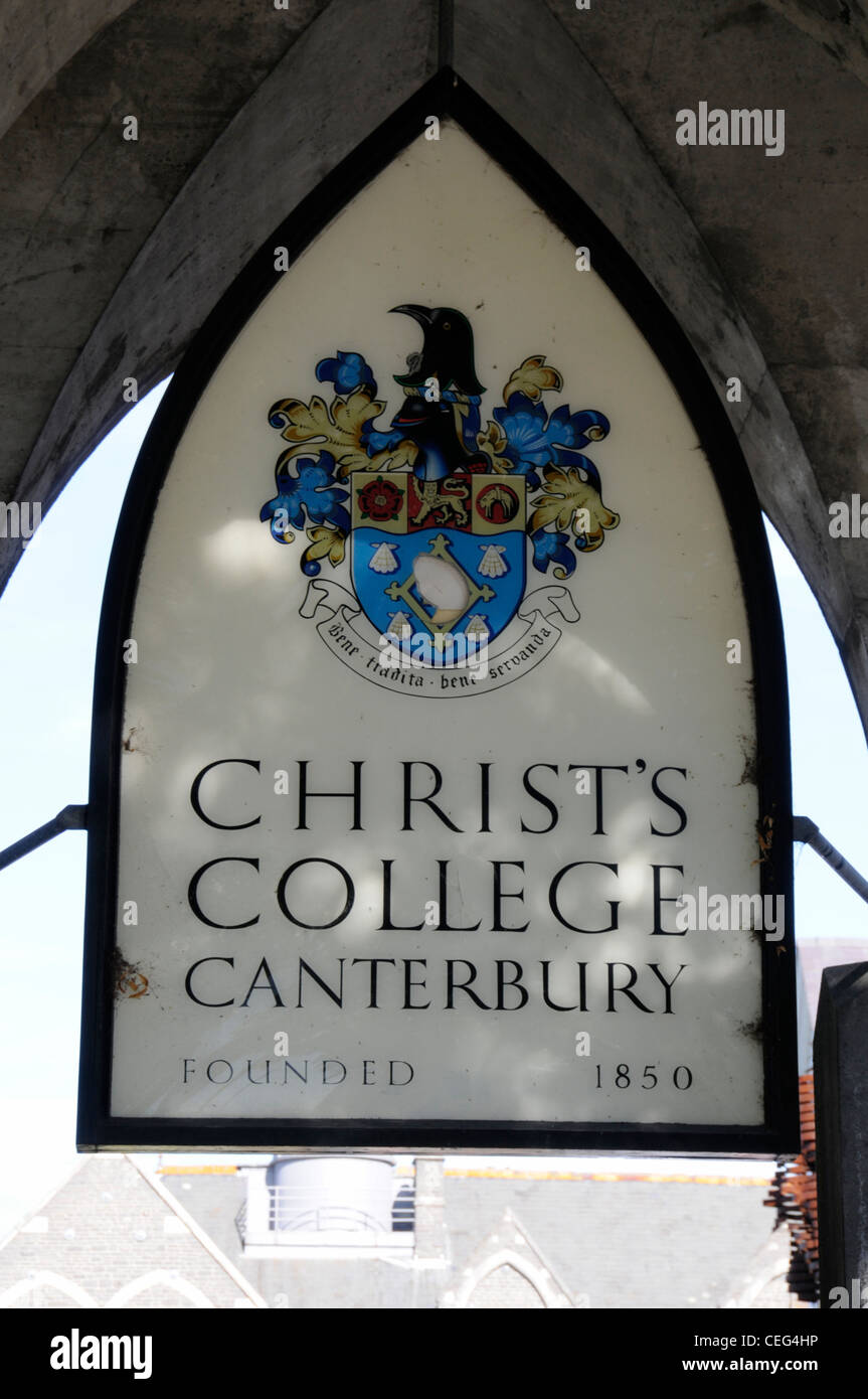 Christ's College at Christchurch, New Zealand Stock Photo