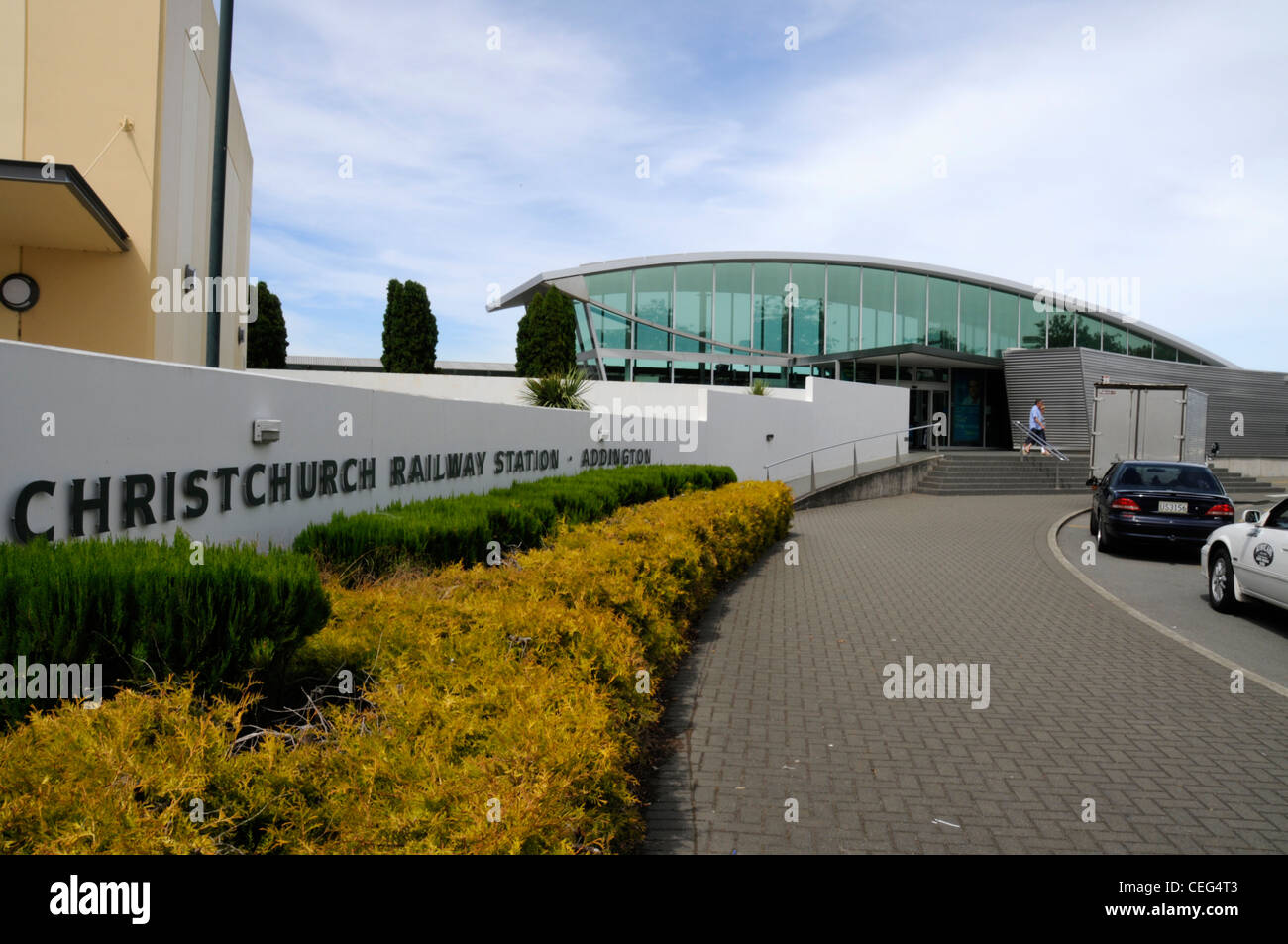 Christchurch mainline rail station in Christchurch New Zealand Stock ...