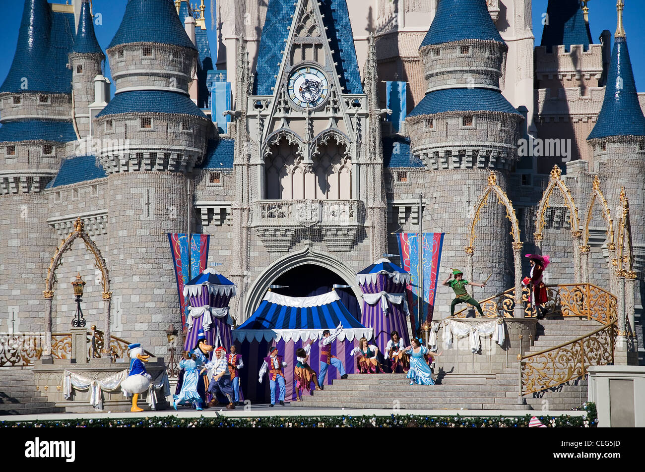 An open space show, Disneyworld, Orlando, Florida, USA Stock Photo