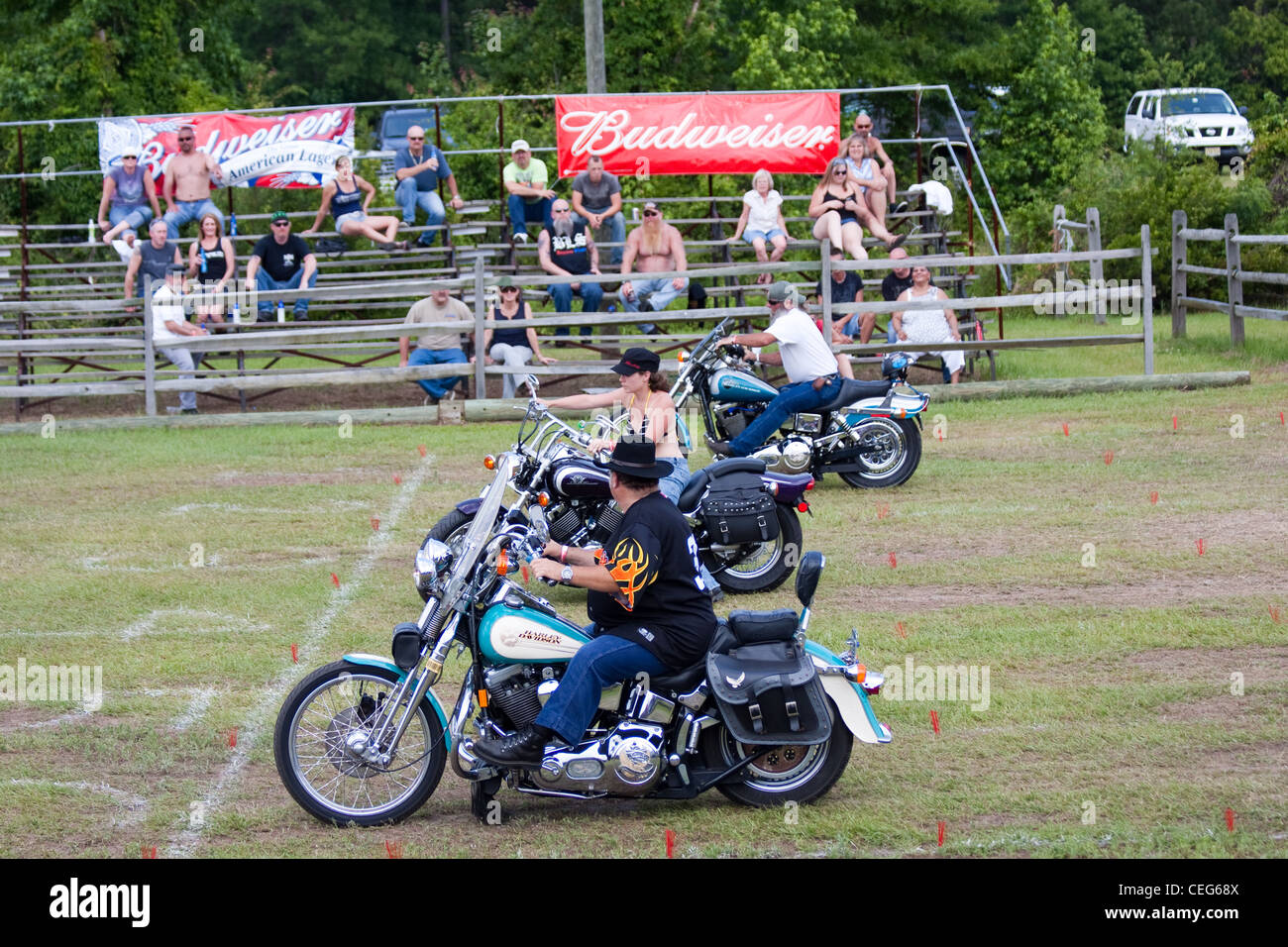 Motorcycle rodeo during bike week in Myrtle Beach South Carolina USA