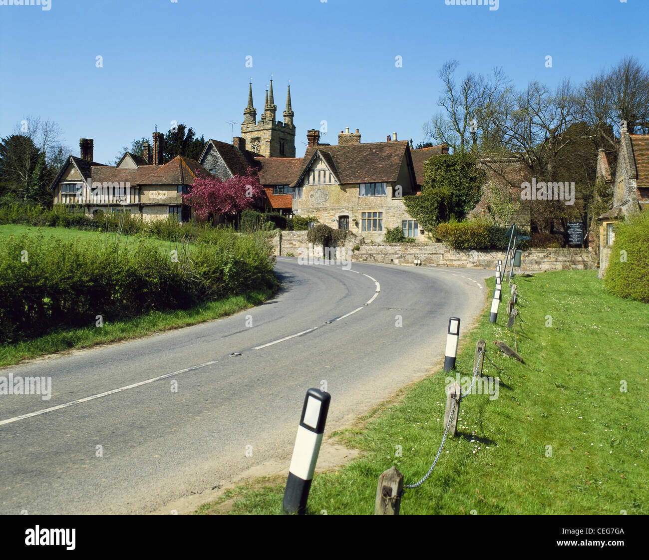 Penshurst Village Kent England UK GB Stock Photo Alamy