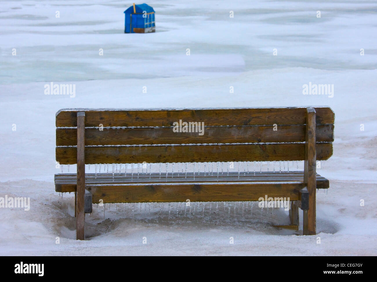 Ice fishing house hires stock photography and images Alamy