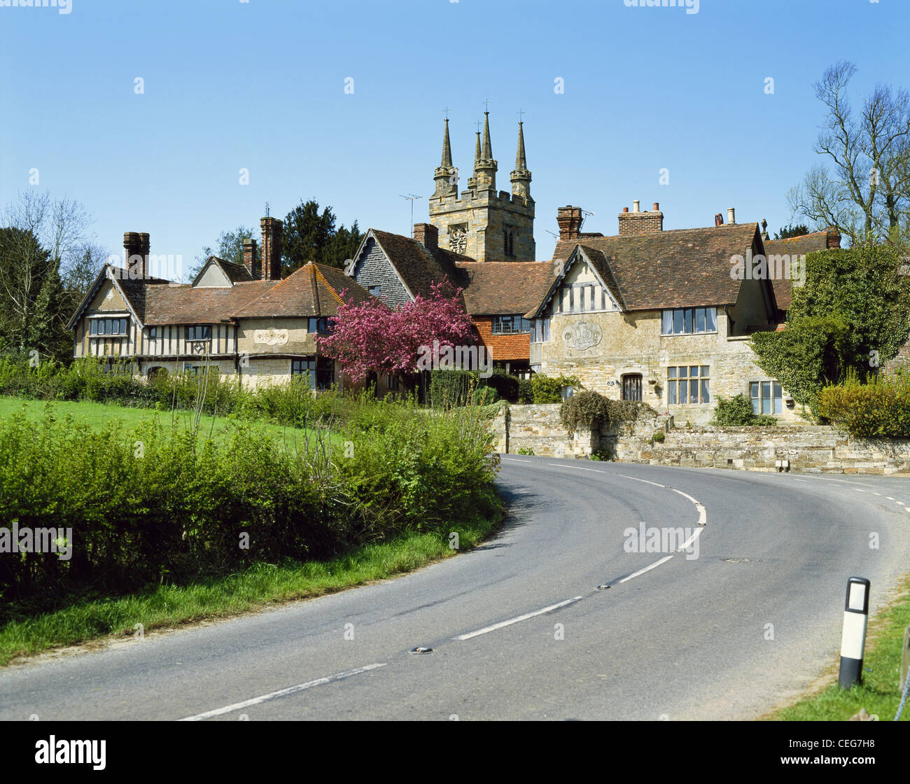 Penshurst Village Kent England UK GB Stock Photo Alamy