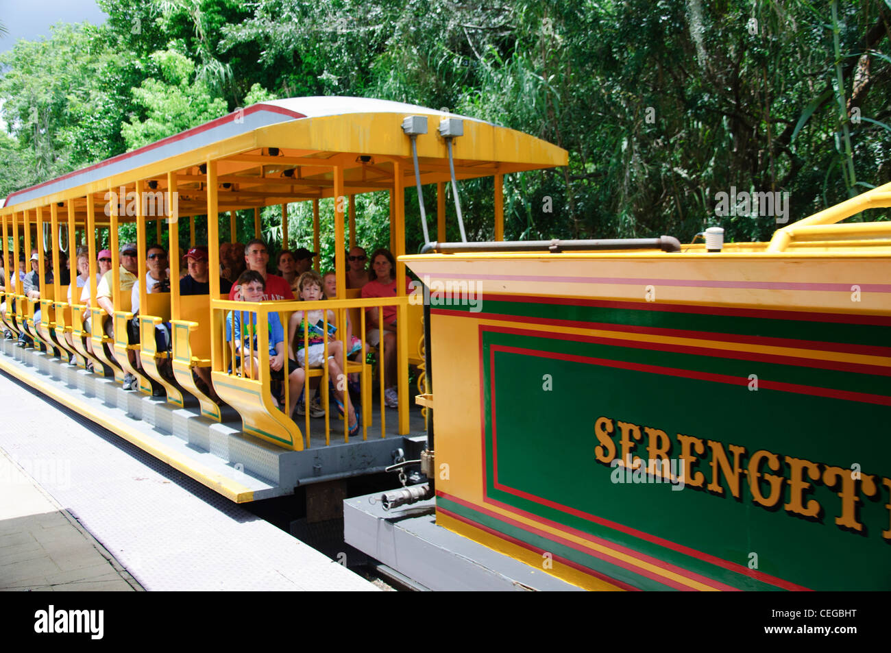 Busch Gardens Safari Train Orlando Florida Stock Photo 43386276