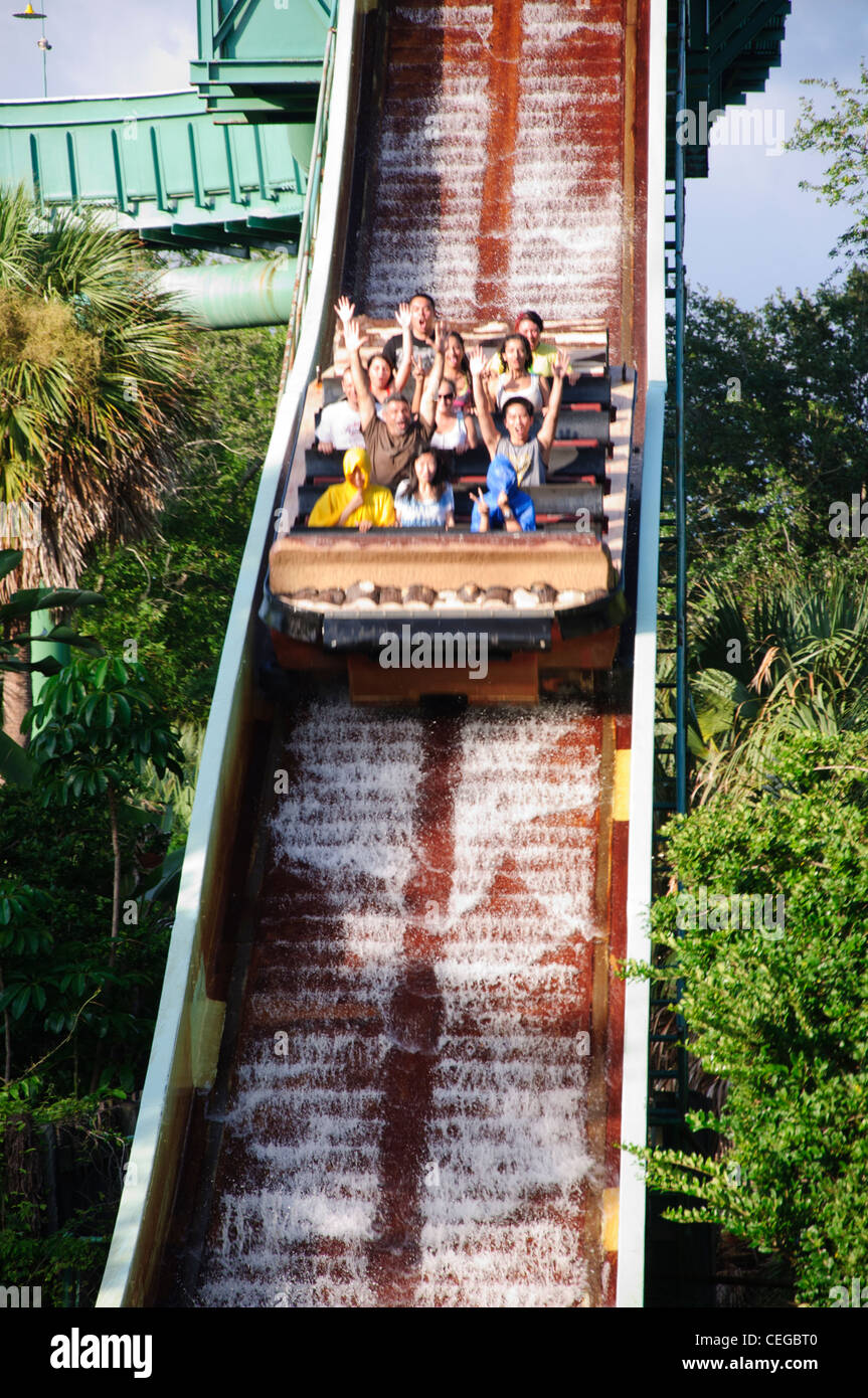 Busch Gardens Tampa Florida Tanganyika Tidal Wave Water Raft Ride