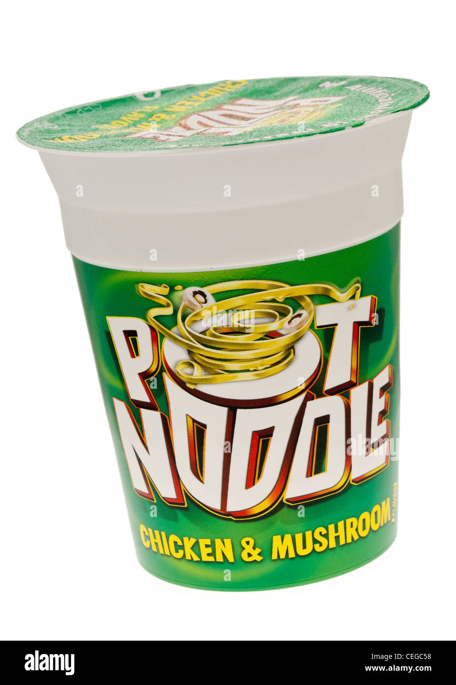 Pot Noodle Chicken and Mushroom Flavour Stock Photo Alamy