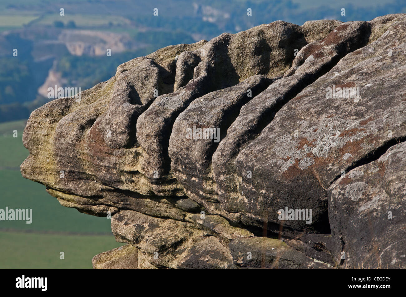 Froggatt Edge, Peak District Stock Photo Alamy