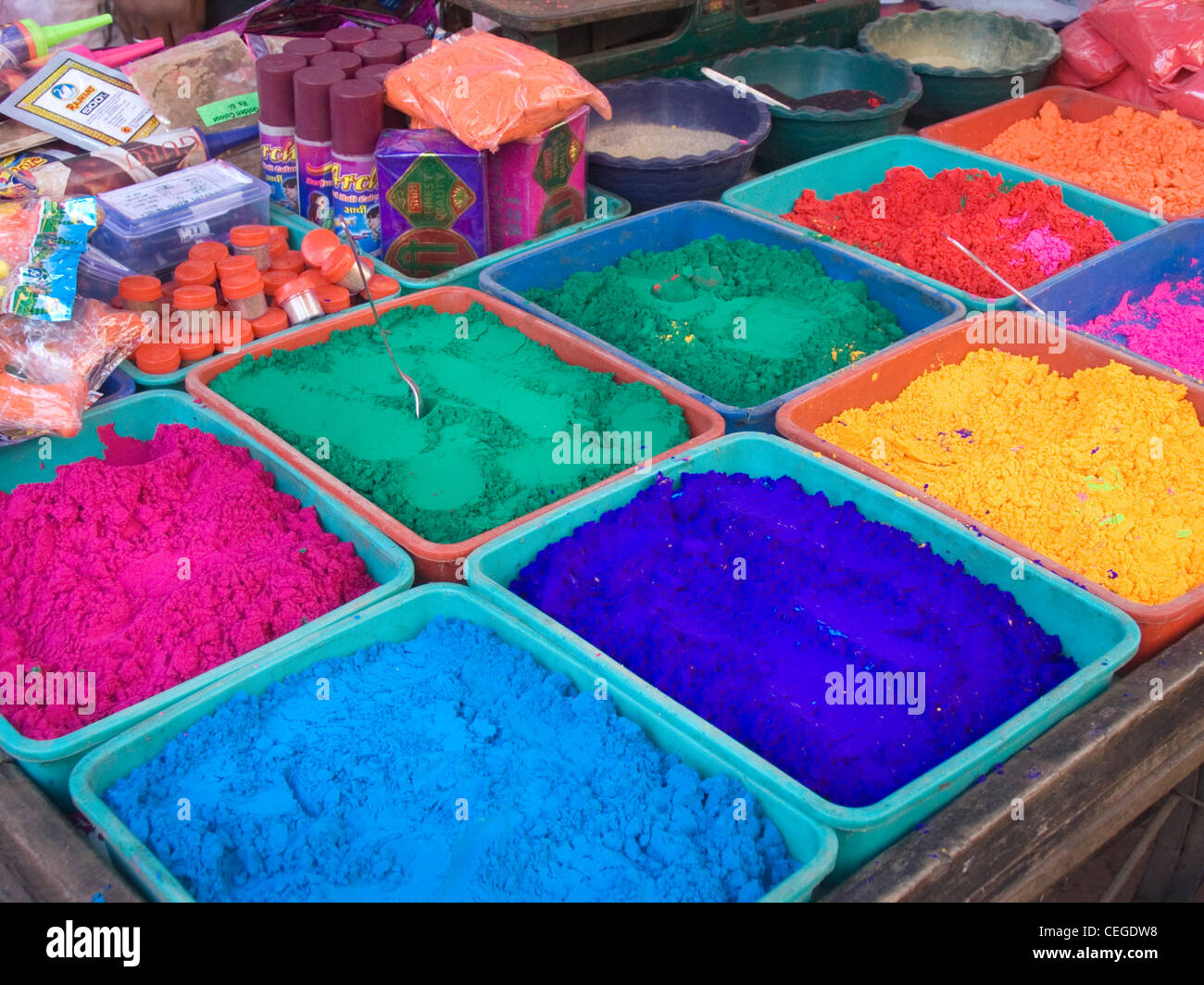 Polvos Holi X 10 - 9 Colores Bombay India 50 Gr We Colors