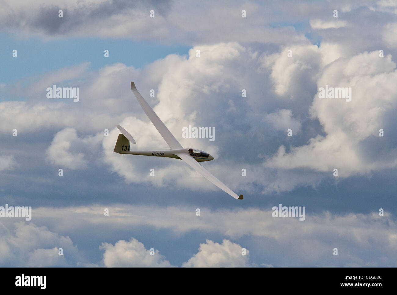 Glider, The Long Mynd Stock Photo Alamy