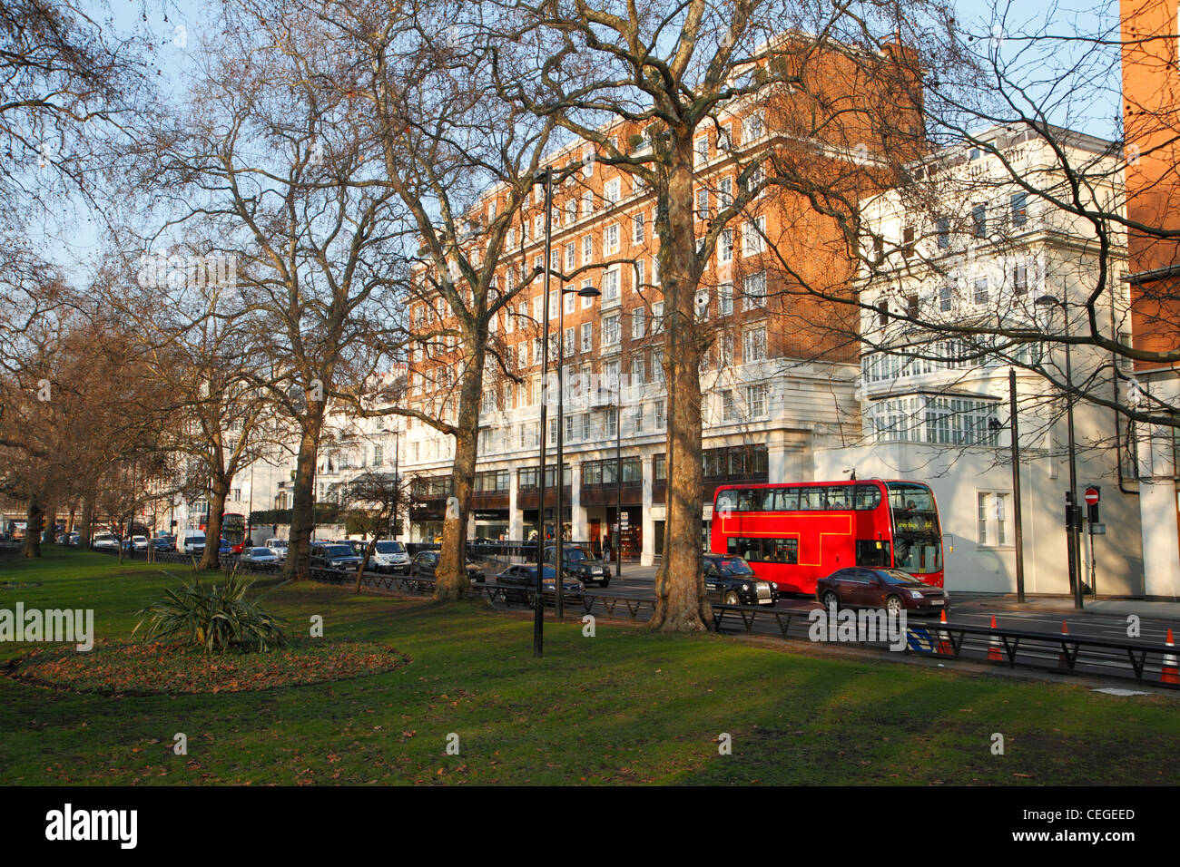 Park Lane, London,UK Stock Photo