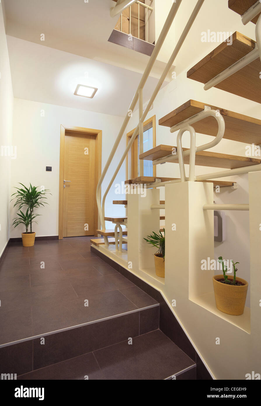 Interior of an office building, staircases details Stock Photo - Alamy