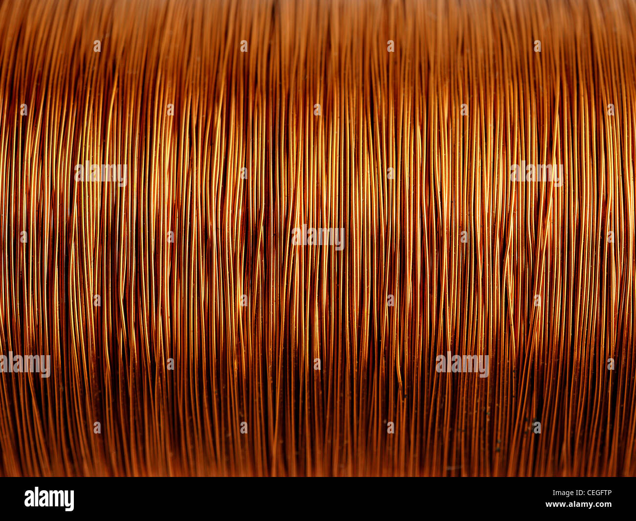 Background of copper wire Stock Photo - Alamy