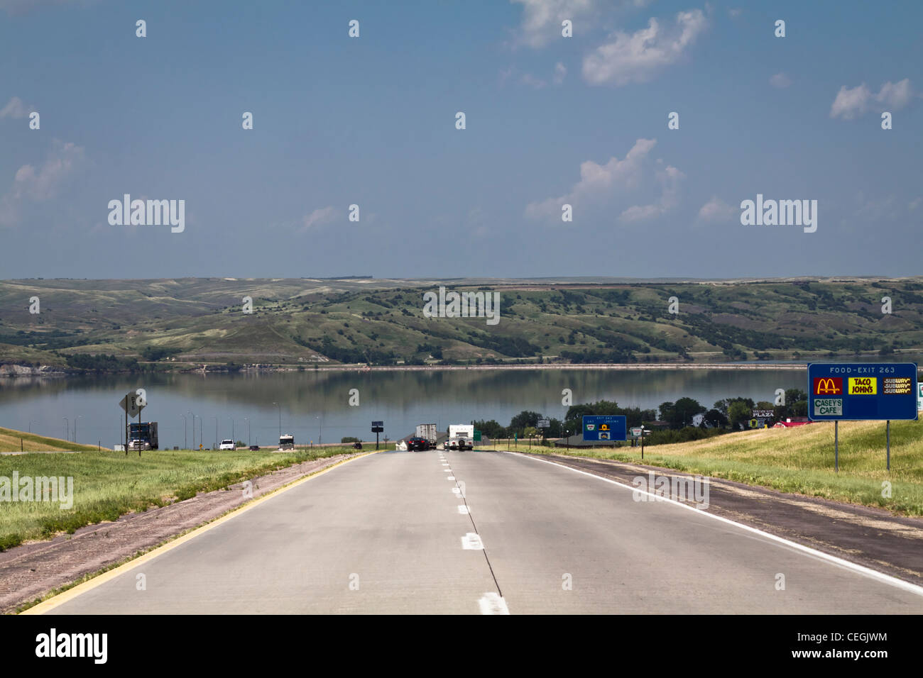 American Chamberlain Missouri River South Dakota in USA close up of the