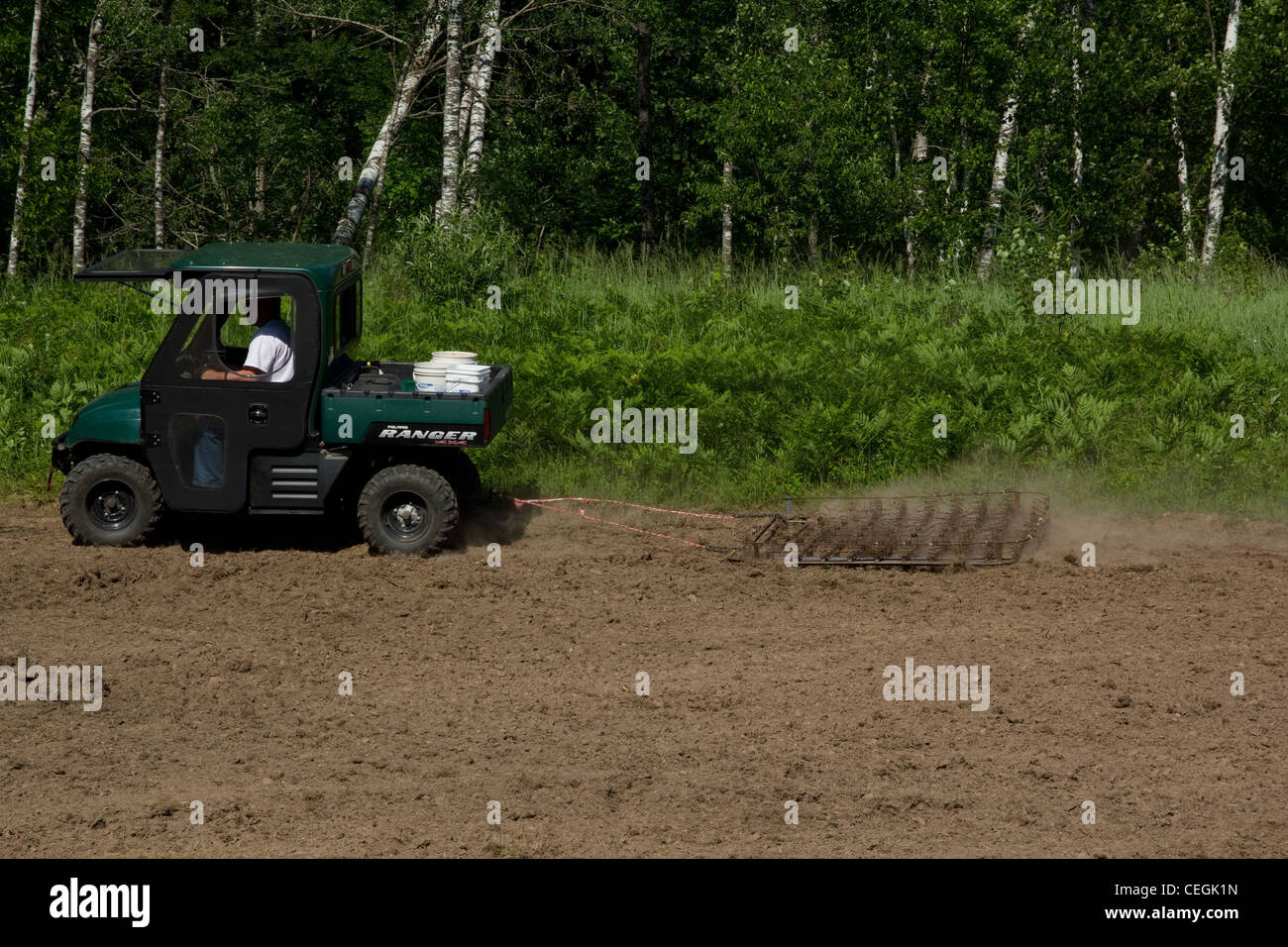 preparing-a-food-plot-for-wildlife-stock-photo-alamy