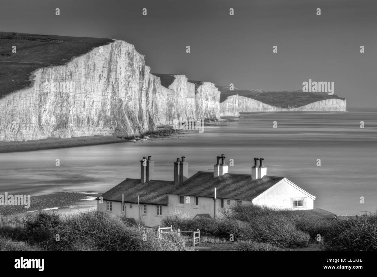 Seven Sisters, Sussex, England Stock Photo