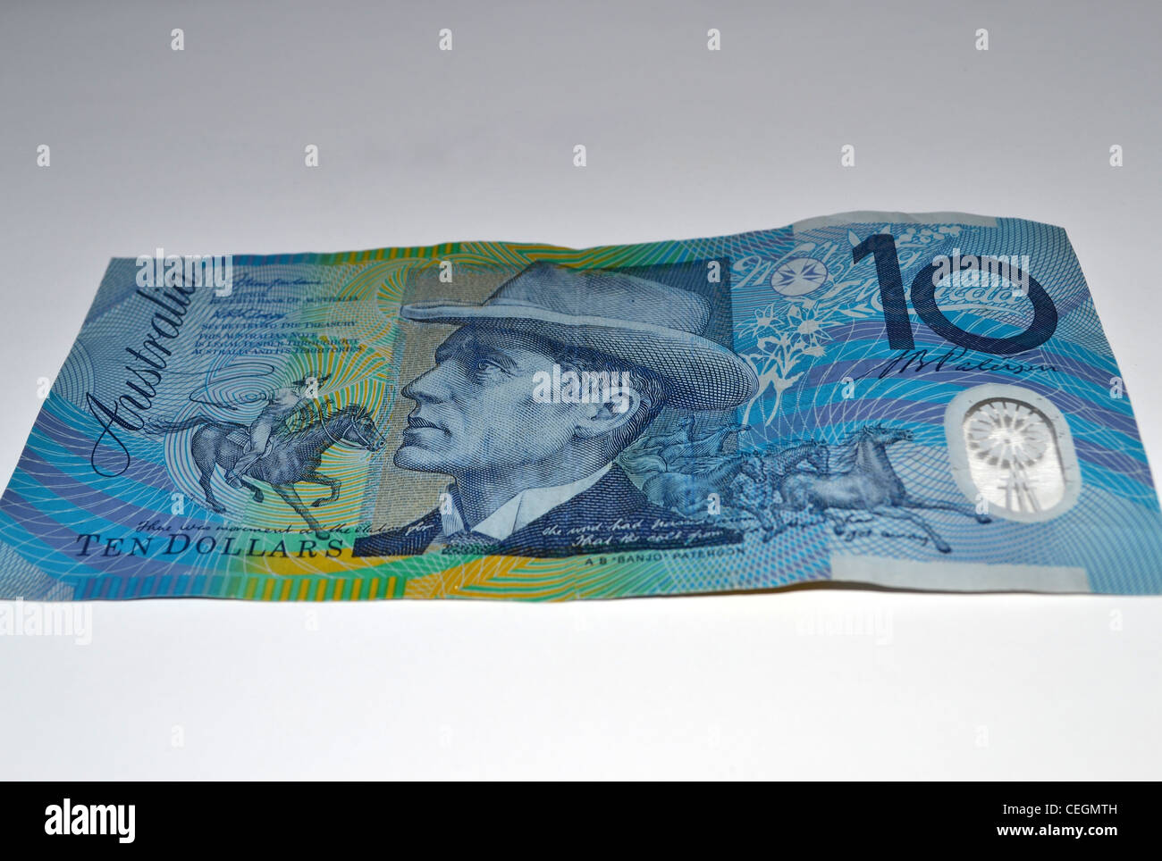 Australian ten dollar note Stock Photo Alamy