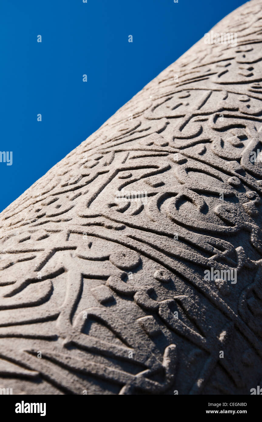 Old Turkish tomb stones Stock Photo - Alamy