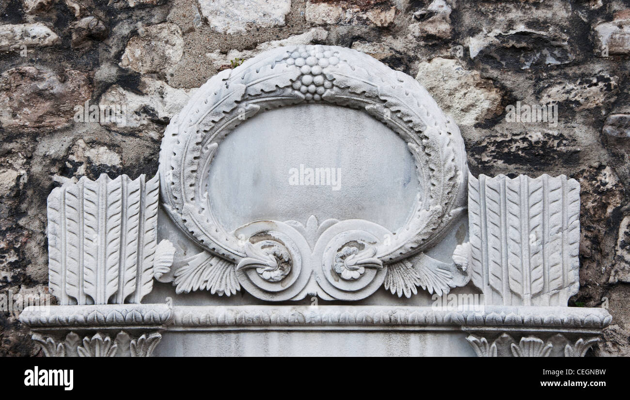 Old Turkish tomb stones Stock Photo - Alamy