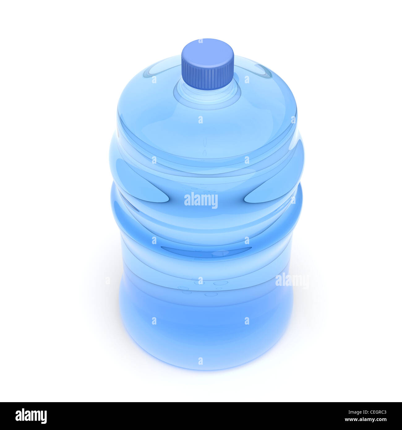 Mineral water bottle on white background Stock Photo - Alamy