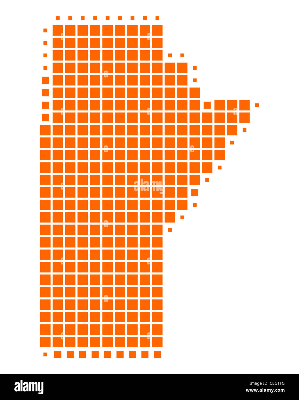 Manitoba Population Density Map