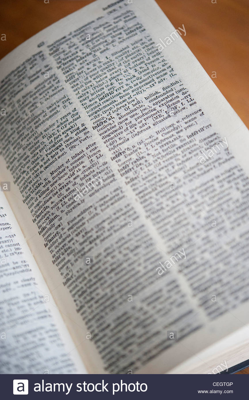 English Dictionary Oxford High Resolution Stock Photography and Images