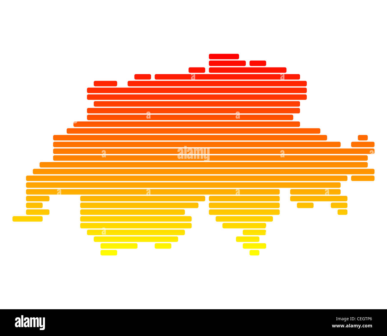 Map of Switzerland Stock Photo Alamy