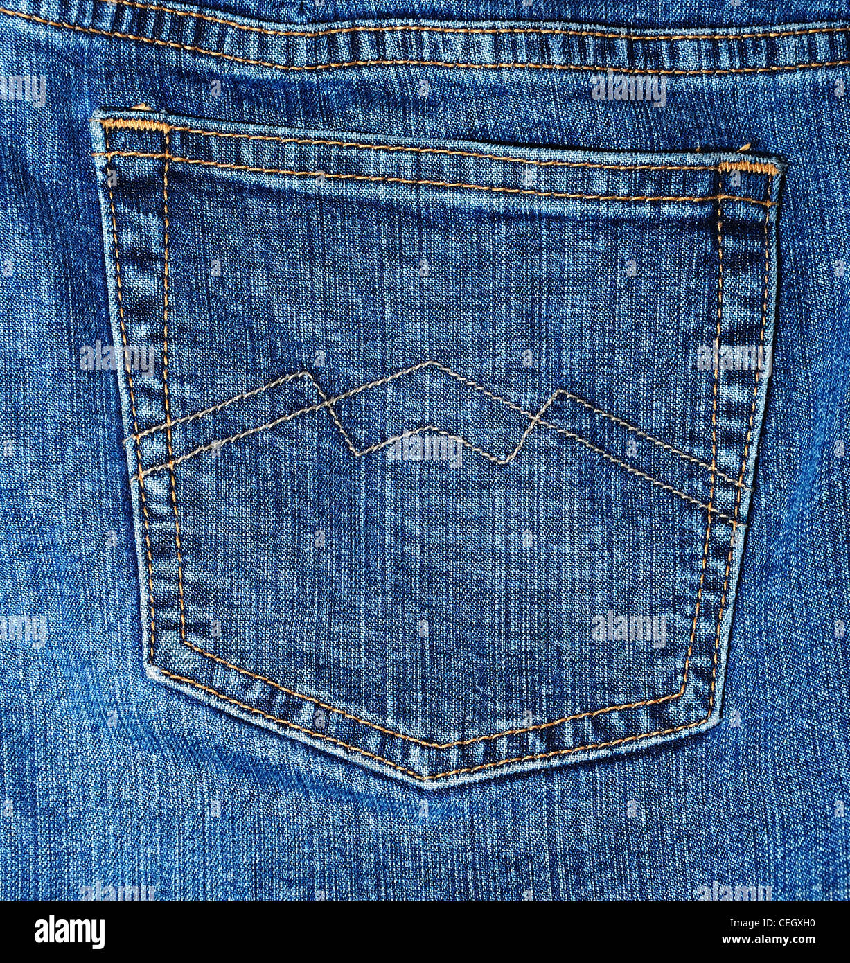Detail image of blue jeans especially trouser pocket Stock Photo - Alamy