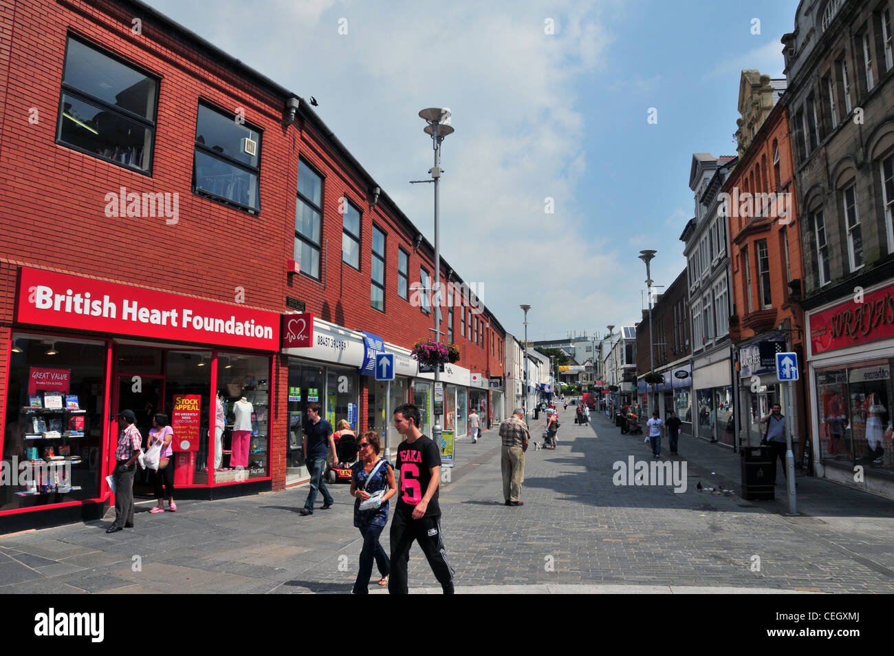 British Heart Foundation charity shop Stock Photo Alamy