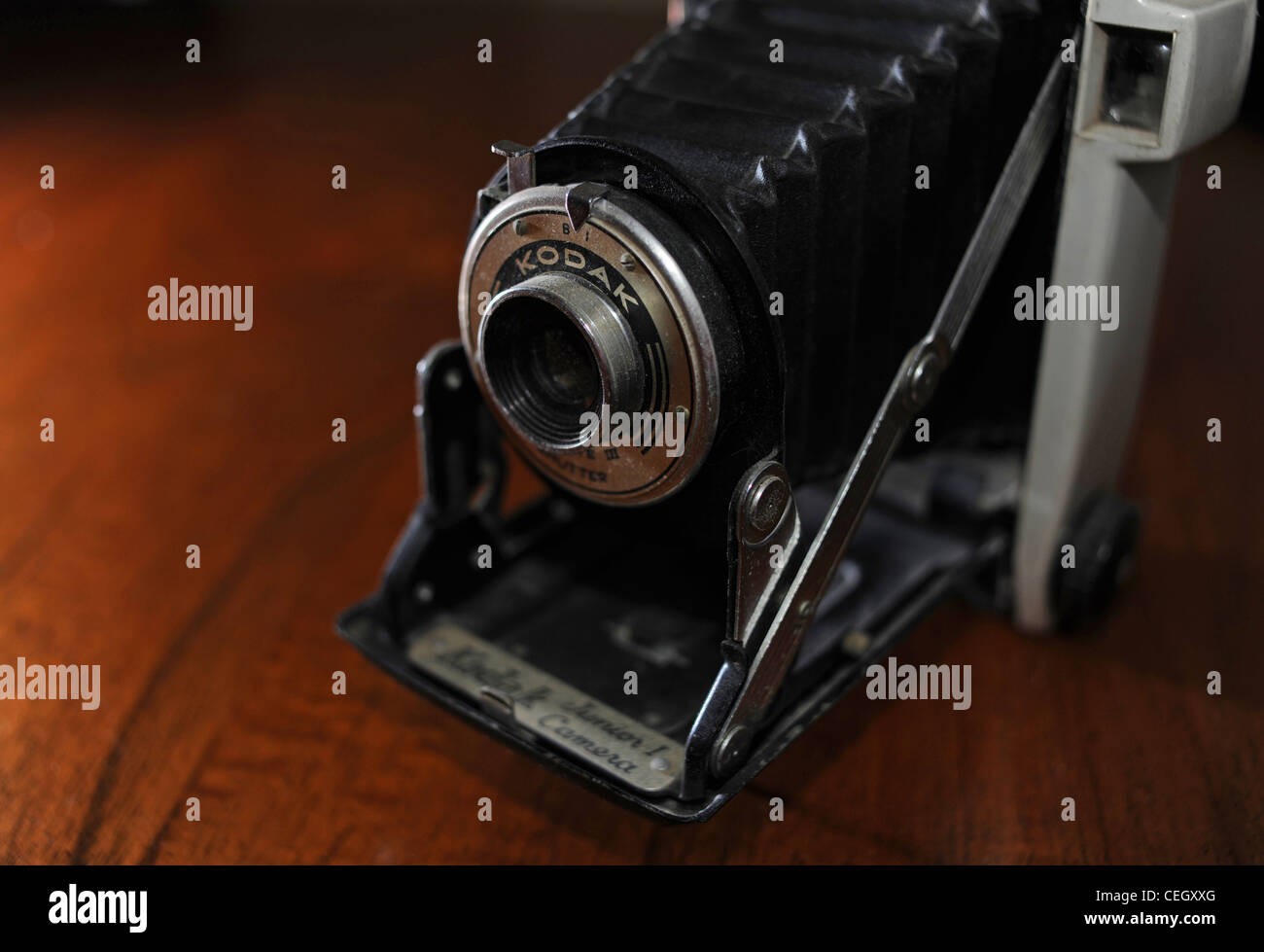 Old Kodak Junior kadette 3 camera Stock Photo Alamy