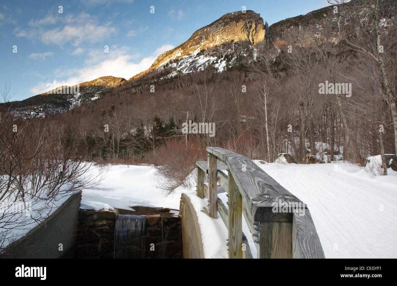 Franconia Notch State Park - Scenic view along the Franconia Notch Bike
