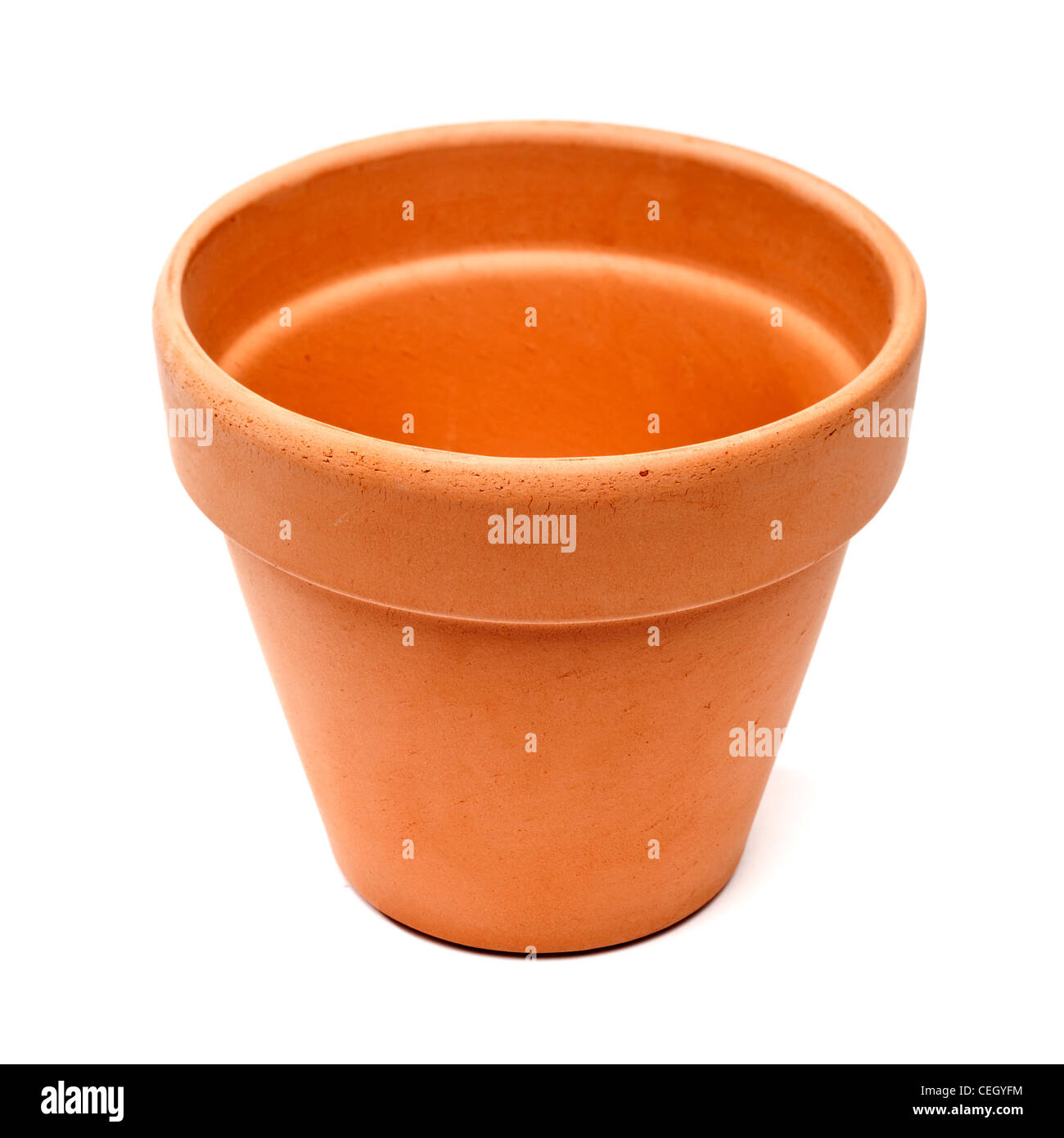 Plant pot, flower pot on white background Stock Photo - Alamy