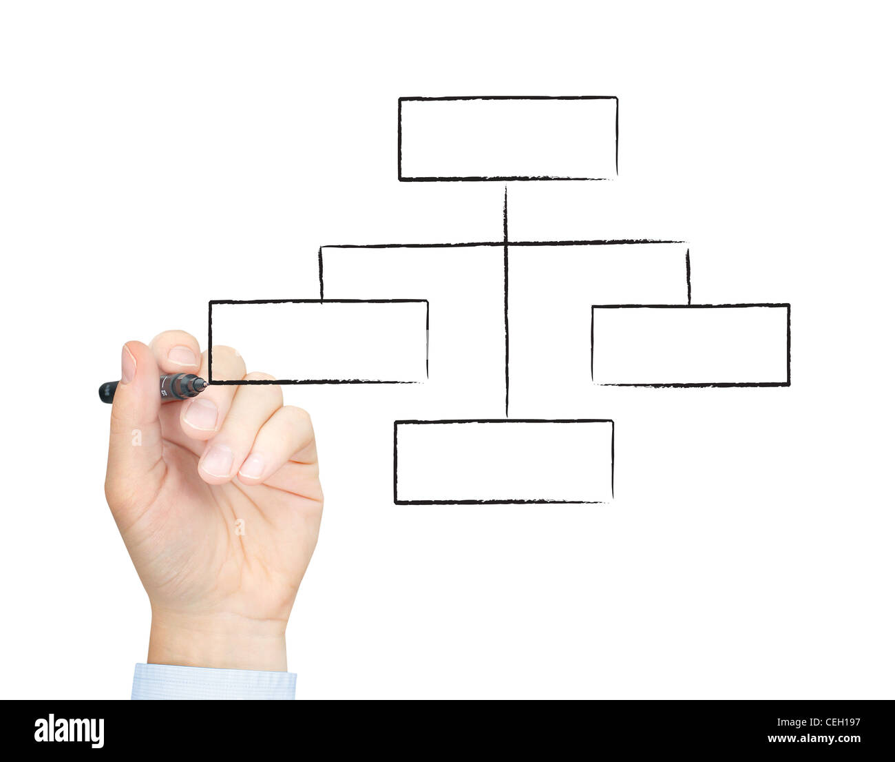 Drawing chart Stock Photo