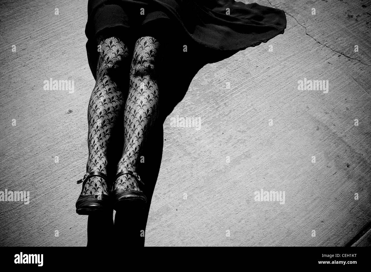 3,300+ Black Dress With Black Tights Stock Photos, Pictures
