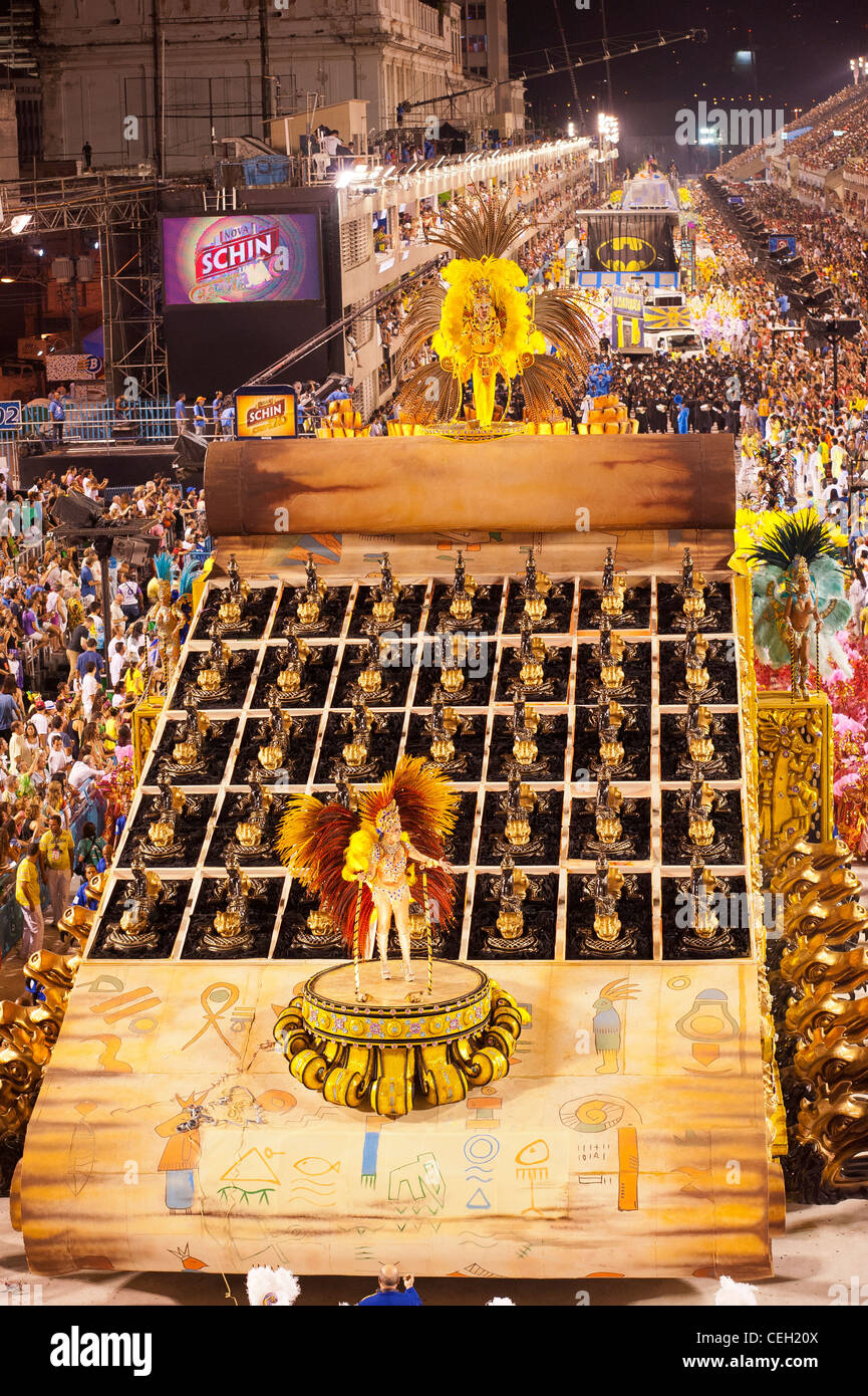 Carnival parade in Sambodromo, is Rio de Janeiro main cultural display ...