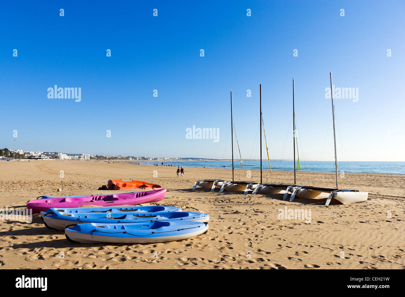 Beach near the Agadir Marina, Agadir, Morocco, North Africa Stock Photo