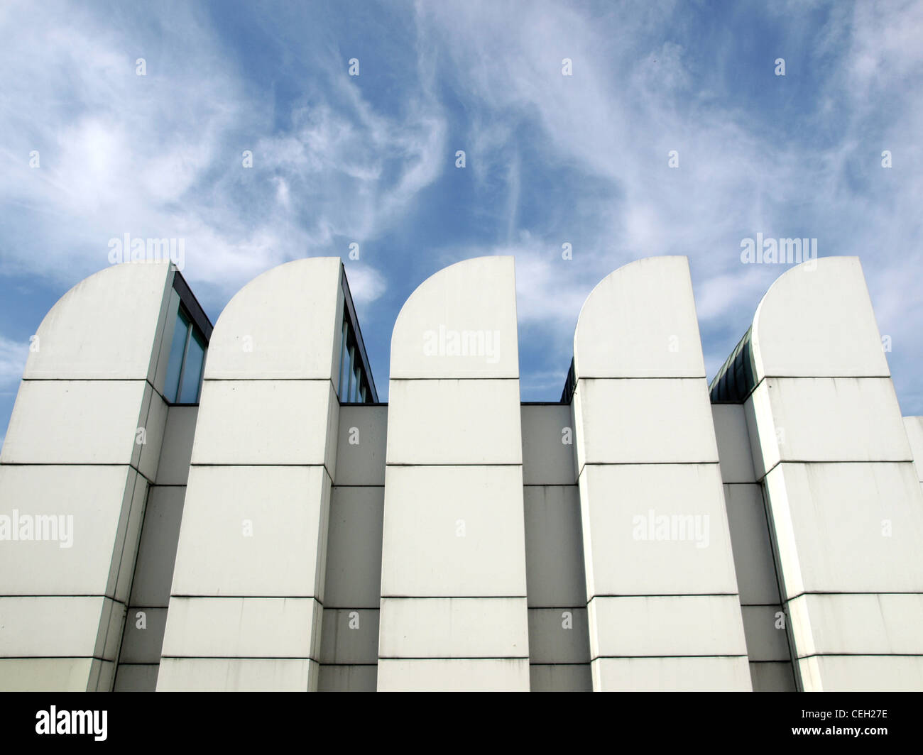 Bauhaus Archiv Modern architecture in Berlin in Germany (Deutschland) Stock Photo