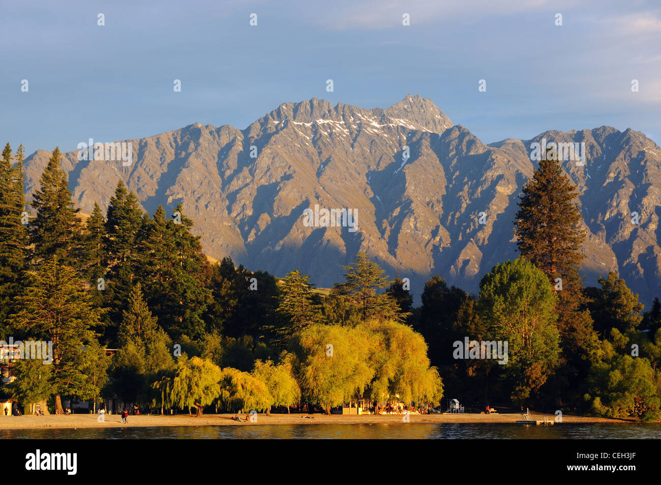 The Remarkables mountains near Queenstown, New Zealand Stock Photo