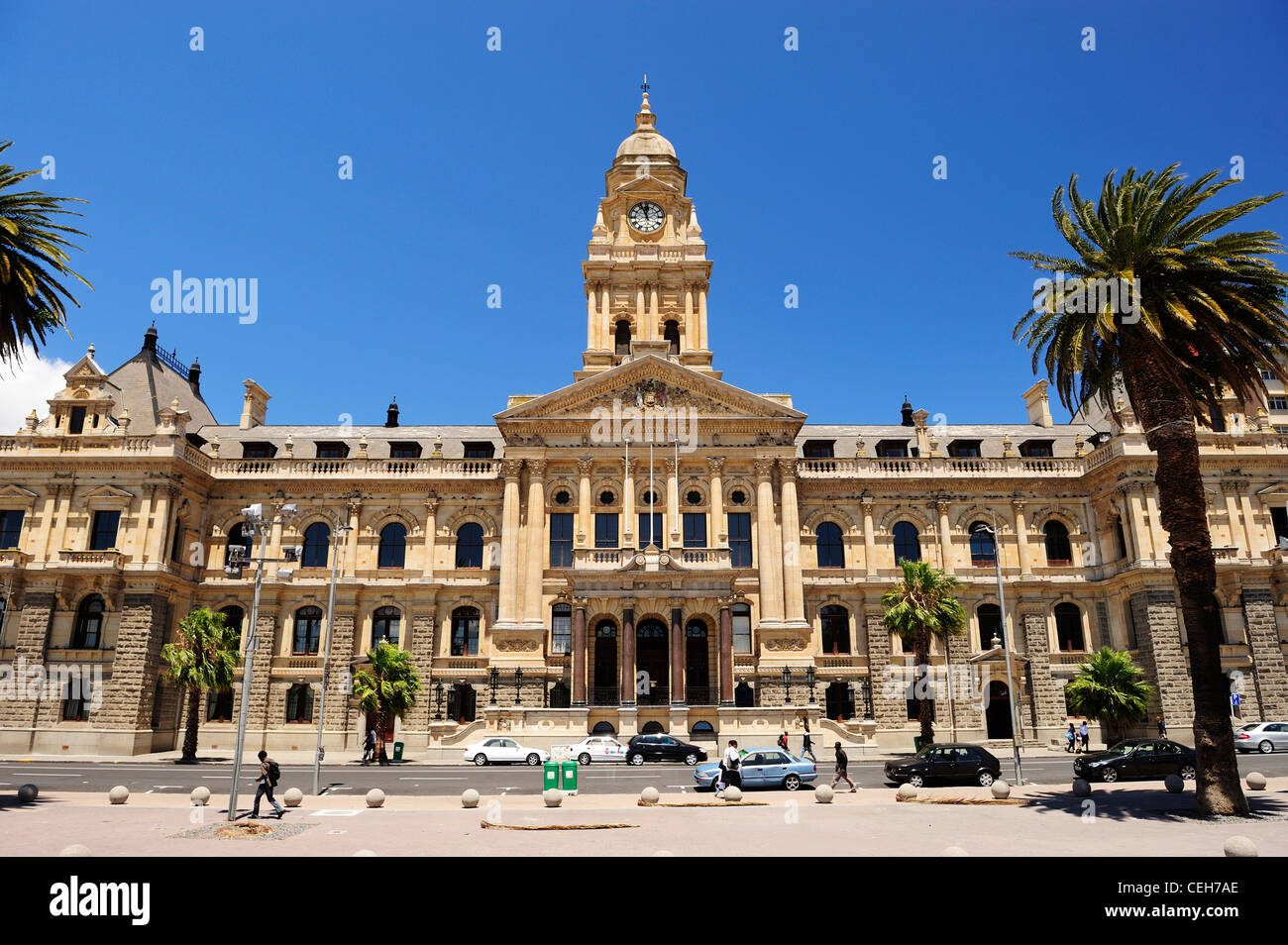 City Hall opposite Grand Parade, Cape Town, Western Cape, South Africa Stock Photo