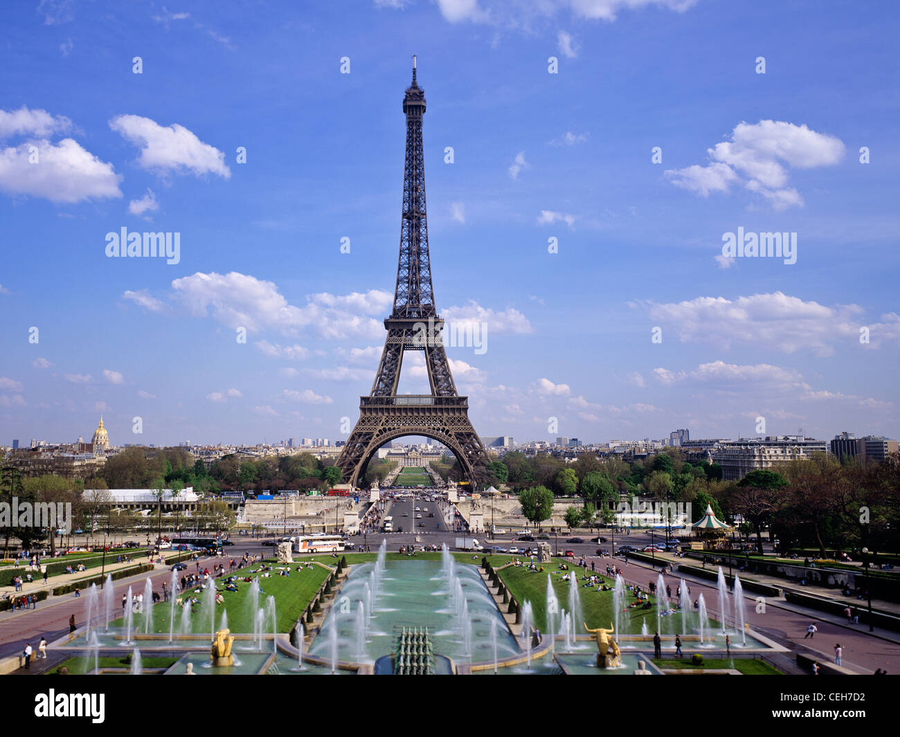 Paris, Eiffel Tower, France, Europe Stock Photo