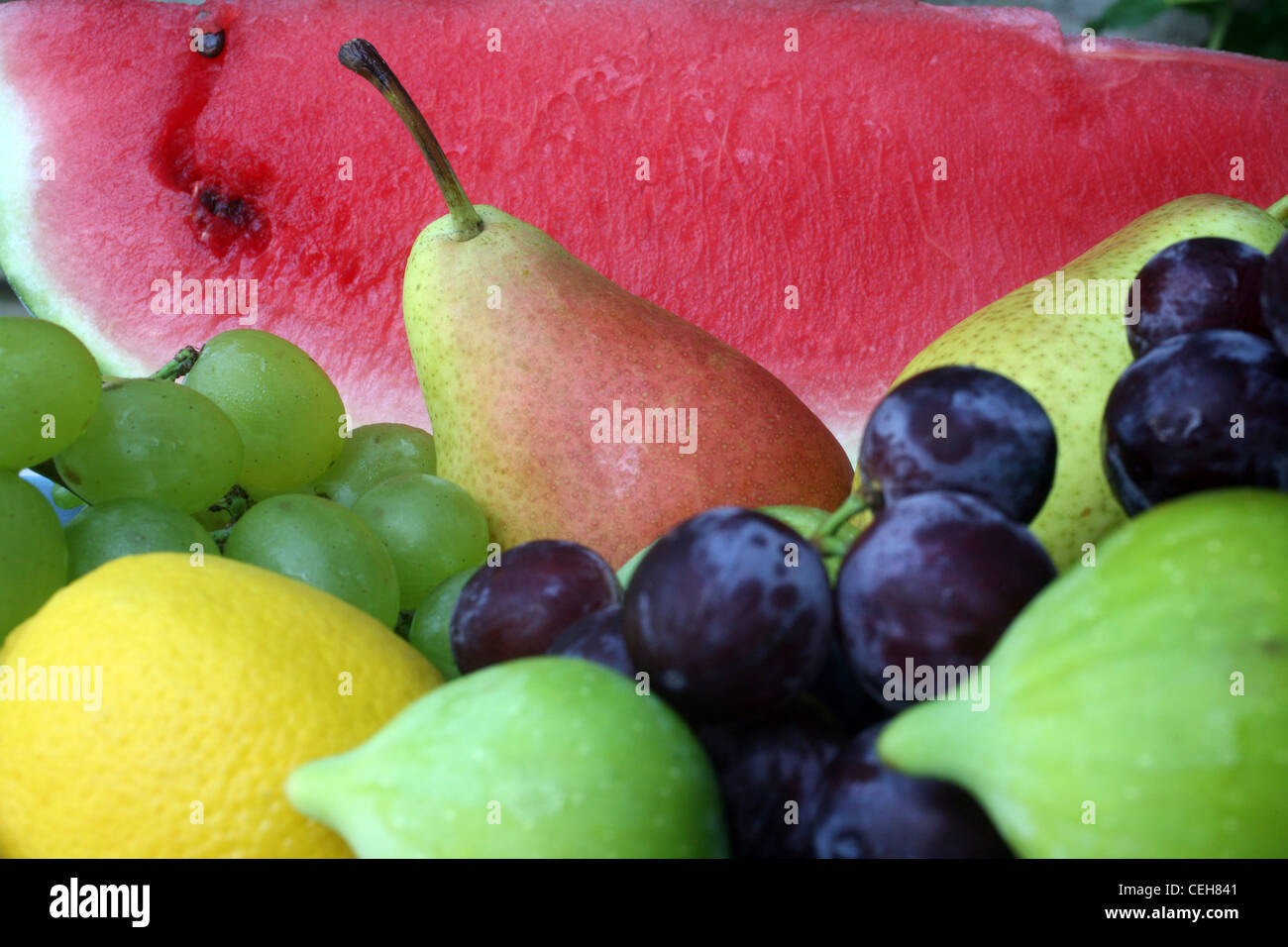 Watermelon lemon fresh fruit hi-res stock photography and images - Alamy