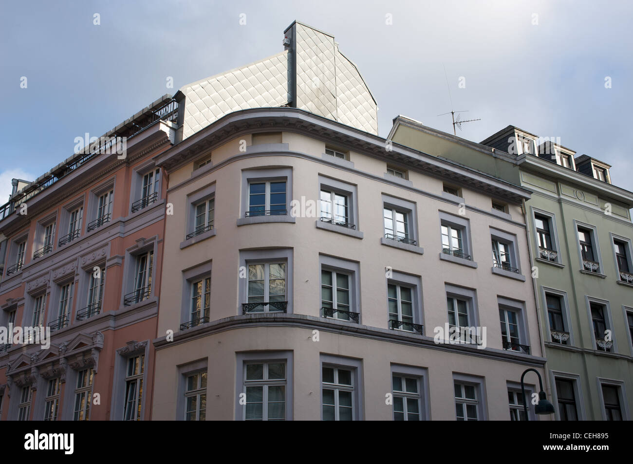 Residential apartment block, Aachen, Germany Stock Photo Alamy