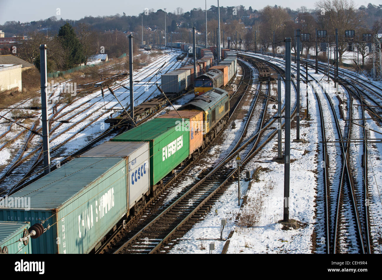 Trains sidings uk hires stock photography and images Alamy