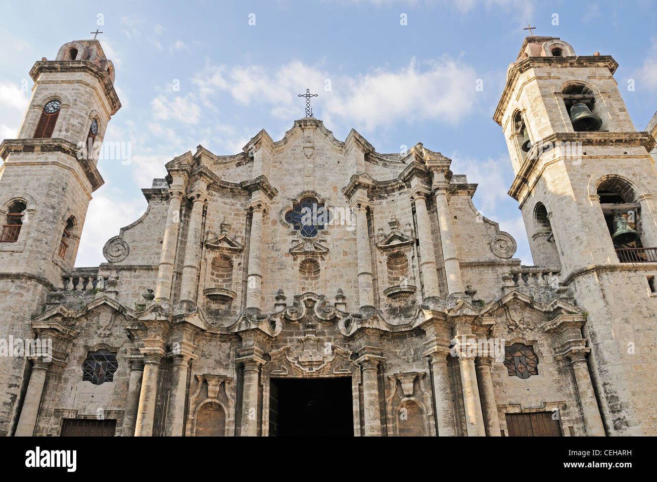Cathedral of Havana, La Habana, capital city of Havana, Cuba, Caribbean Stock Photo