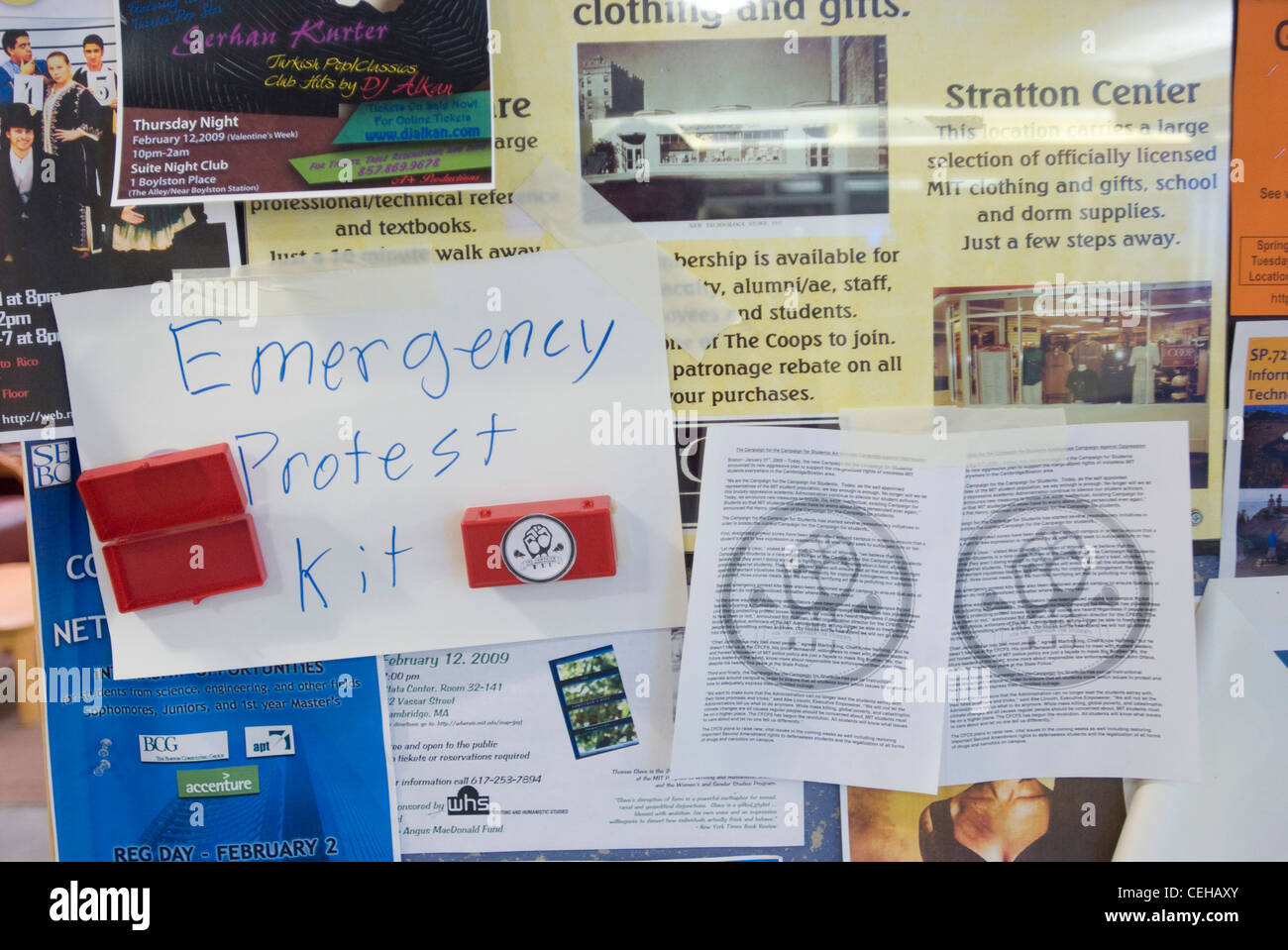 To mock the Campaign for Students protest organization, MIT students