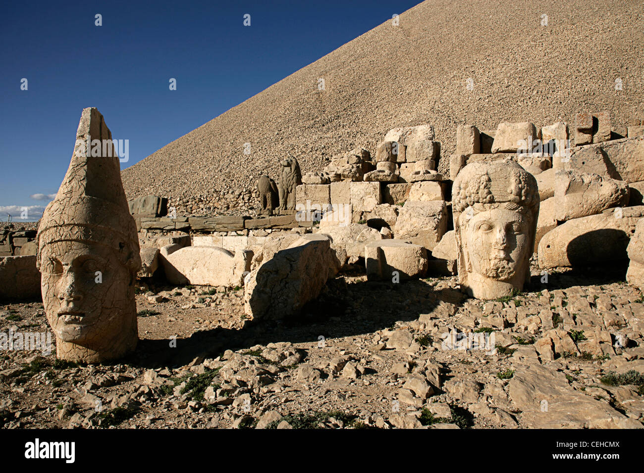 Mount Nemrut, Adiyaman province, southeastern Turkey Stock Photo